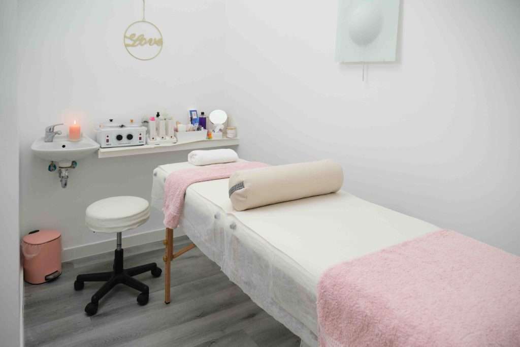 Sala de tratamientos faciales y corporales en Madrid